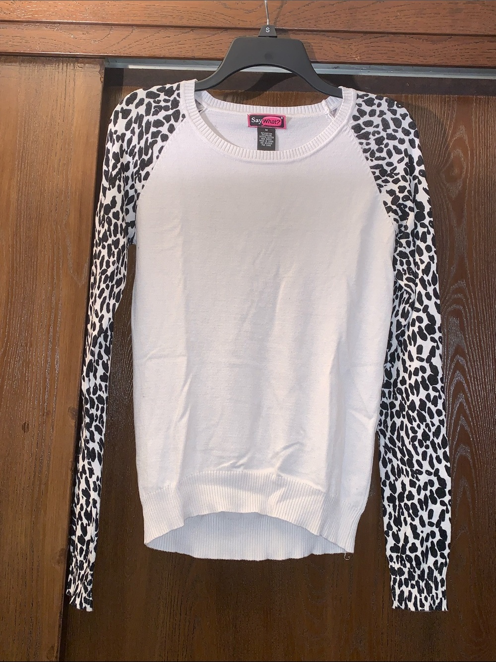 Leopard print sweater